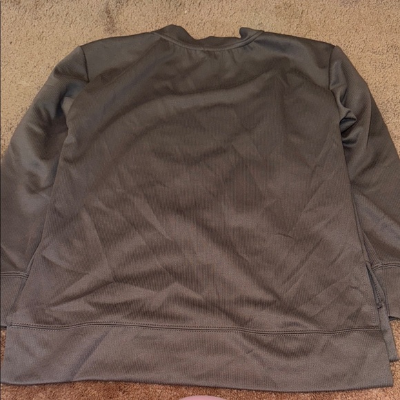 Danskin Dark Gray V-Neck Sweatshirt - Picture 3 of 3